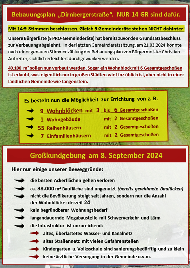 Großkundgebung am 8.9.2024